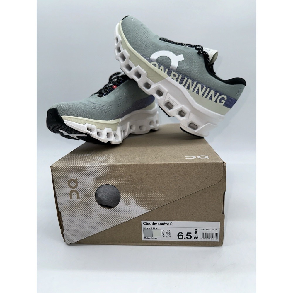 Tried On Size 6.5 - On Cloudmonster 2 - Mineral / Aloe - Womens - 3WE10112078